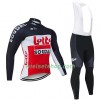 Fietskleding (Fietsshirt Lange Mouw + Lange Koersbroek) 2020 Lotto-Soudal N002 Winter Thermal Fleece